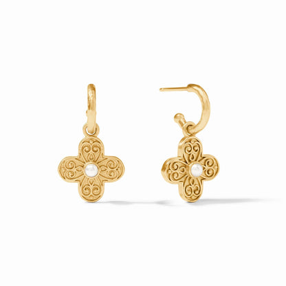 Malta Corinth Hoop & Charm Earring