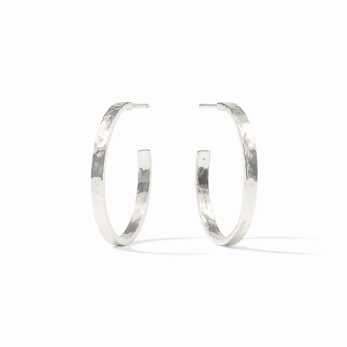 Crescent Hoop- Silver