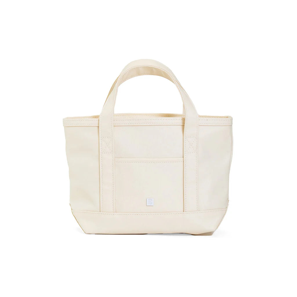 Mini Tote Coated Canvas Natural