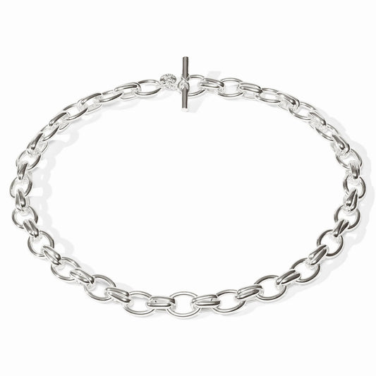 Essex Link Necklace- Silver