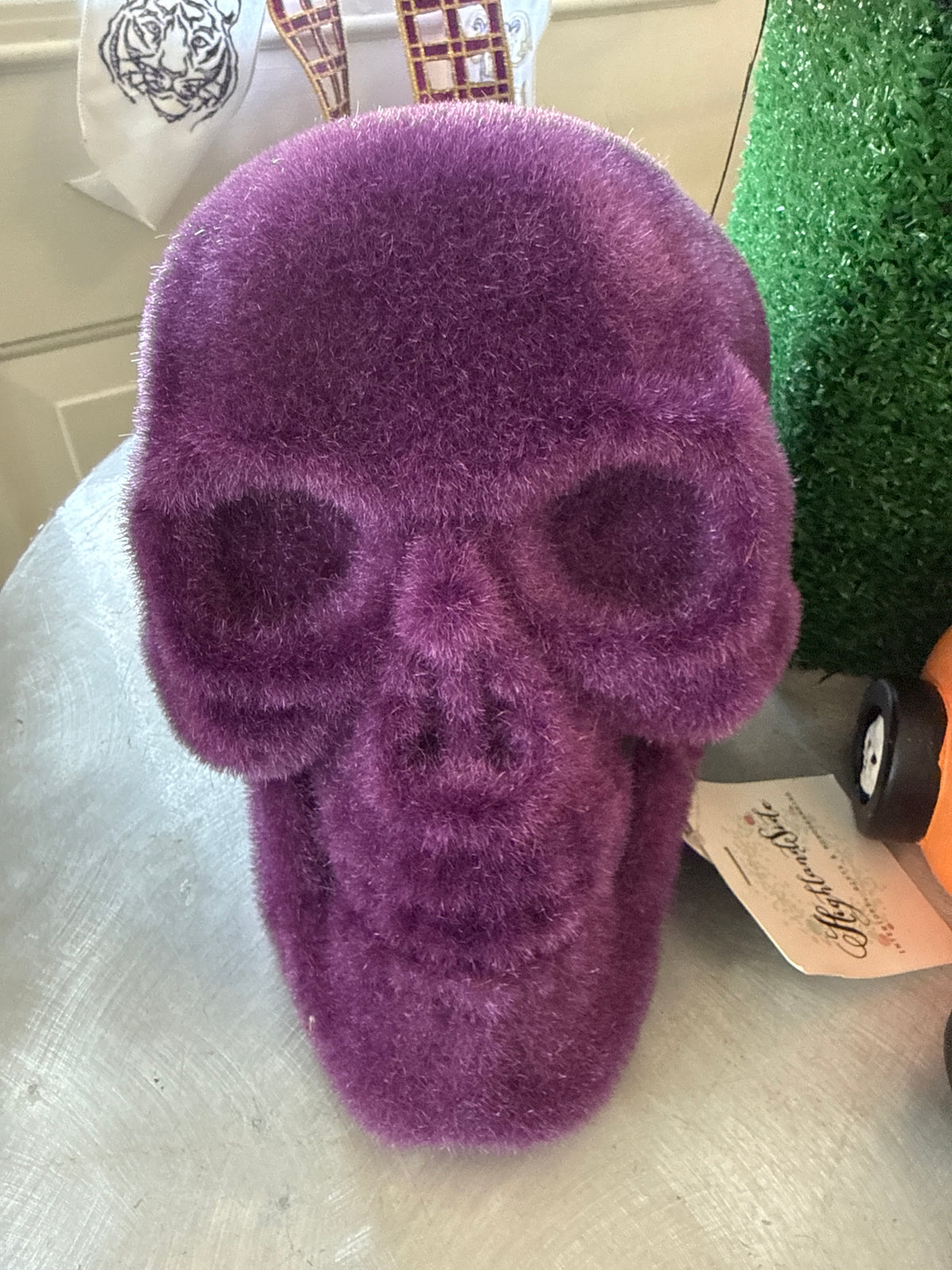 Flocked Skull