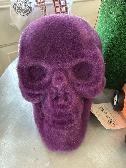 Flocked Skull