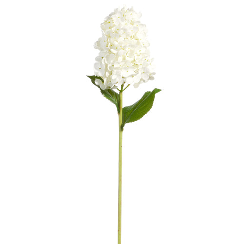29" Real Touch White Hydrangea Stem