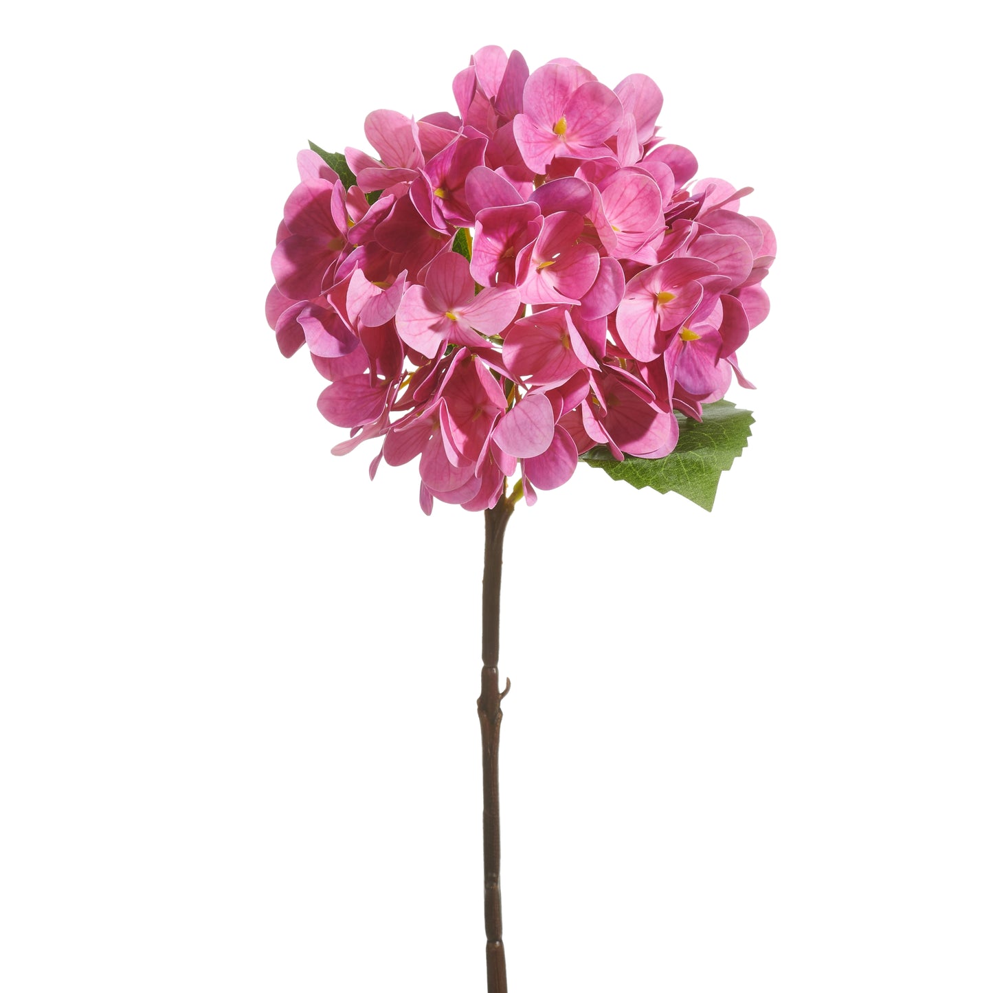18" Hot Pink Hydrangea Stem