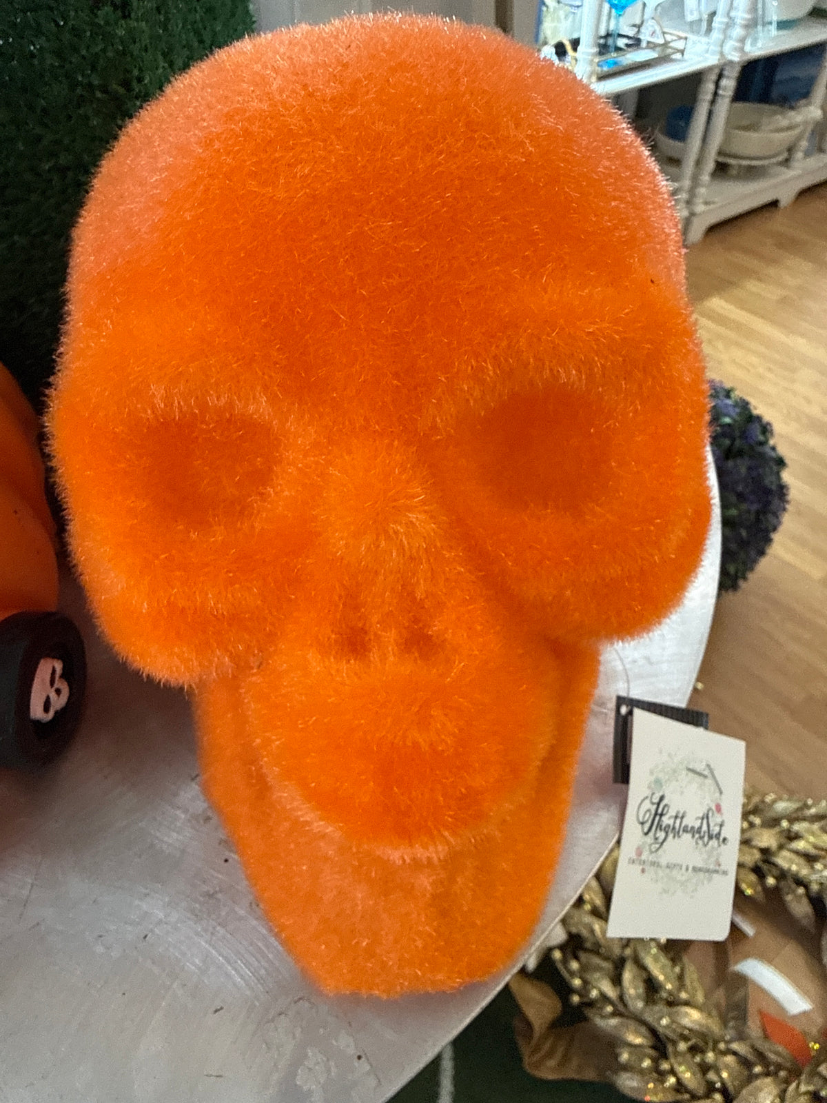Flocked Skull