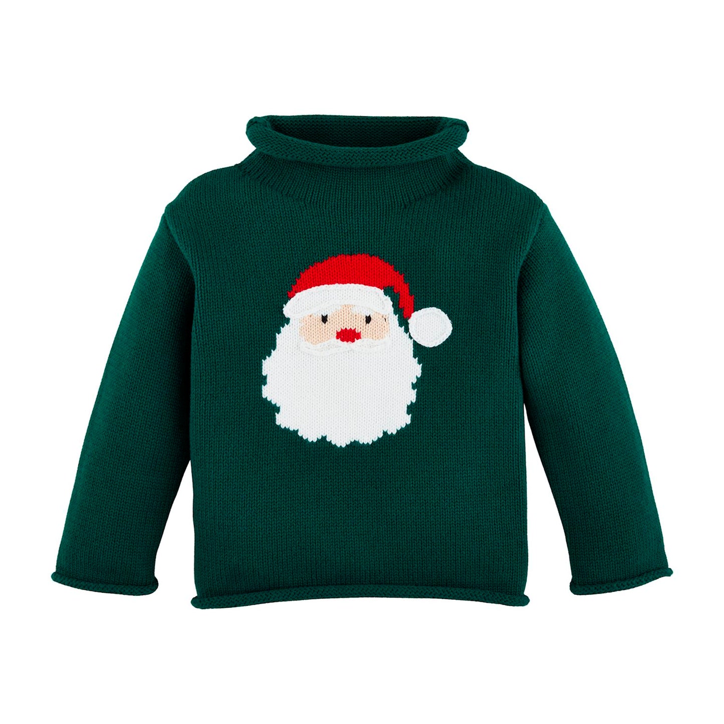 Rollerneck Santa Sweater