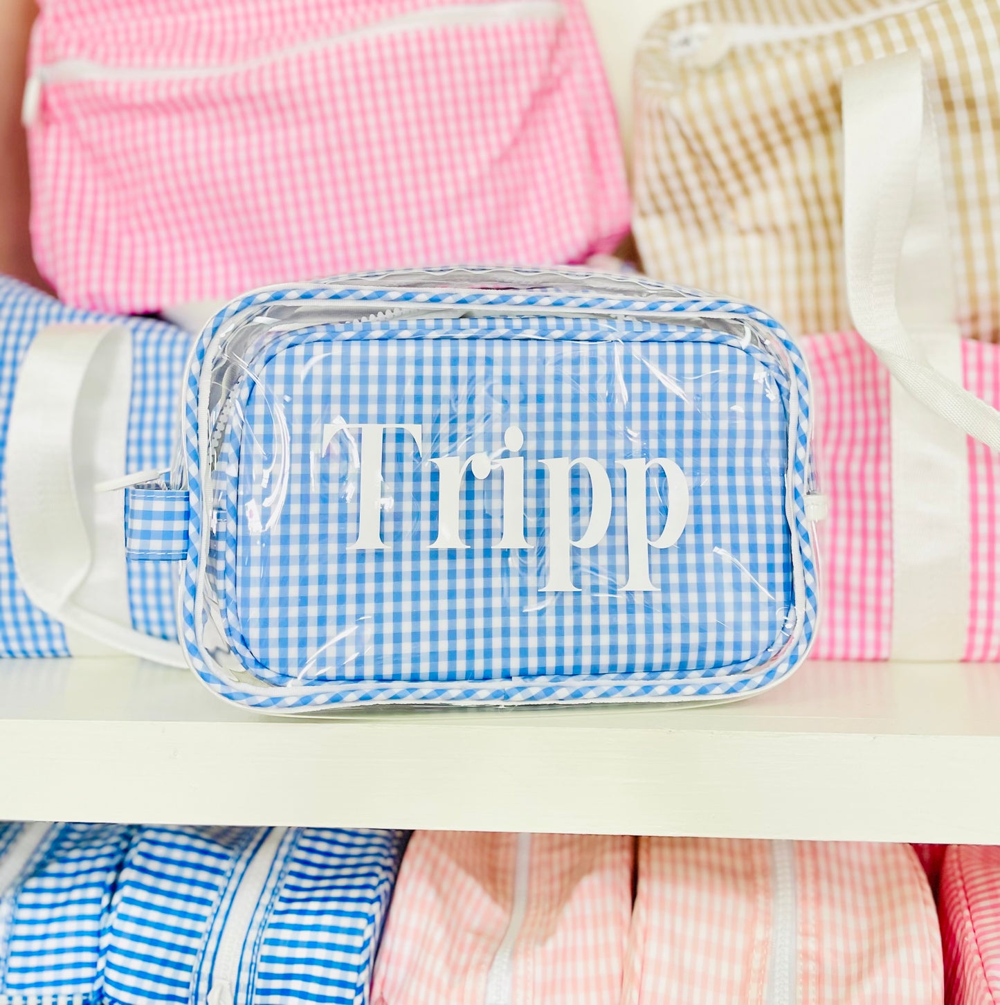 Clear Gingham Duo