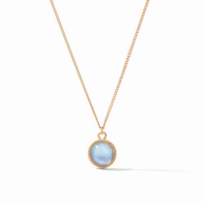 Fleur-de-Lis Solitaire Necklace