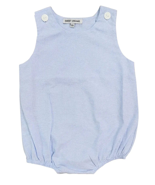 Blue Chambray Boy Bubble