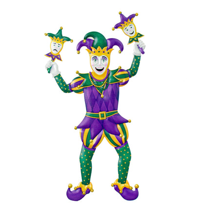 Metal Embossed Jester