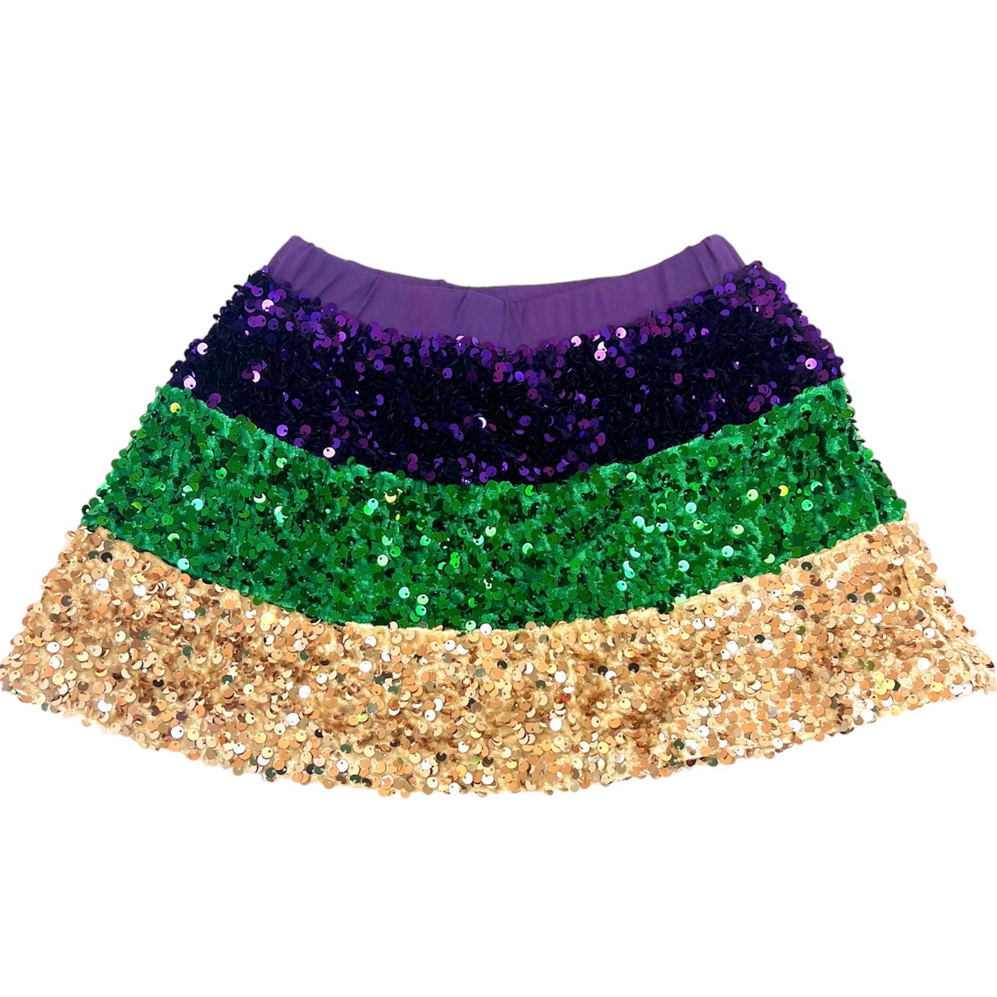 Mardi Gras Sequin Skirt