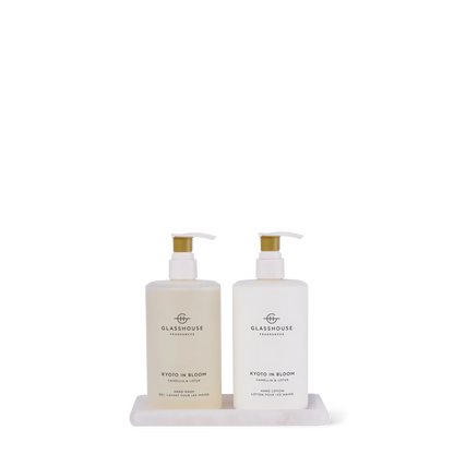 Glasshouse Hand Wash and Lotion Duo with Tray