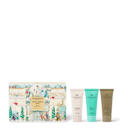 Glasshouse Fragrances Holiday Hand Cream Trio