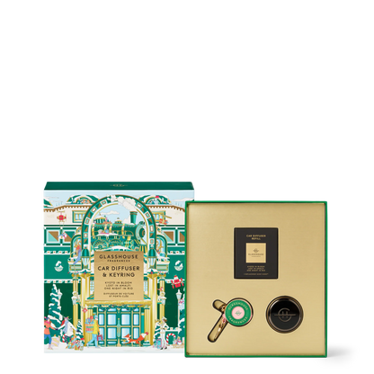 Glasshouse Fragrances Car Diffuser & Keyring Holiday Gift Set