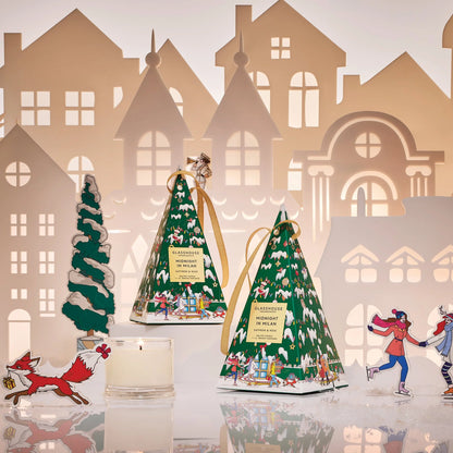 Glasshouse Fragrances 1.01 oz Christmas Bauble Candle