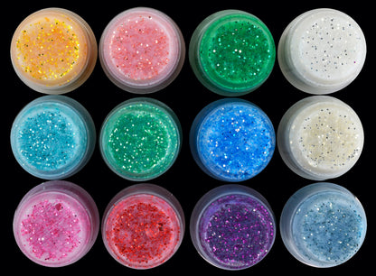 Glitter Stix Mess Free Glitter, Set of 12 Colors
