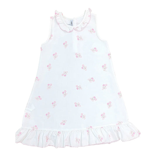 Cherry Bow Print Nightgown