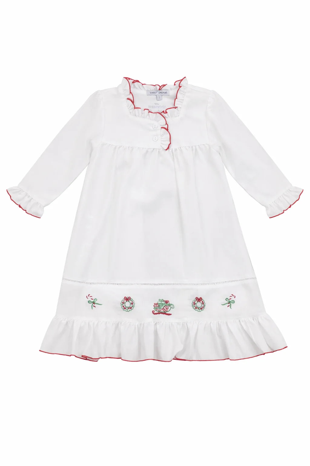 Christmas Theme Embroidered Gown
