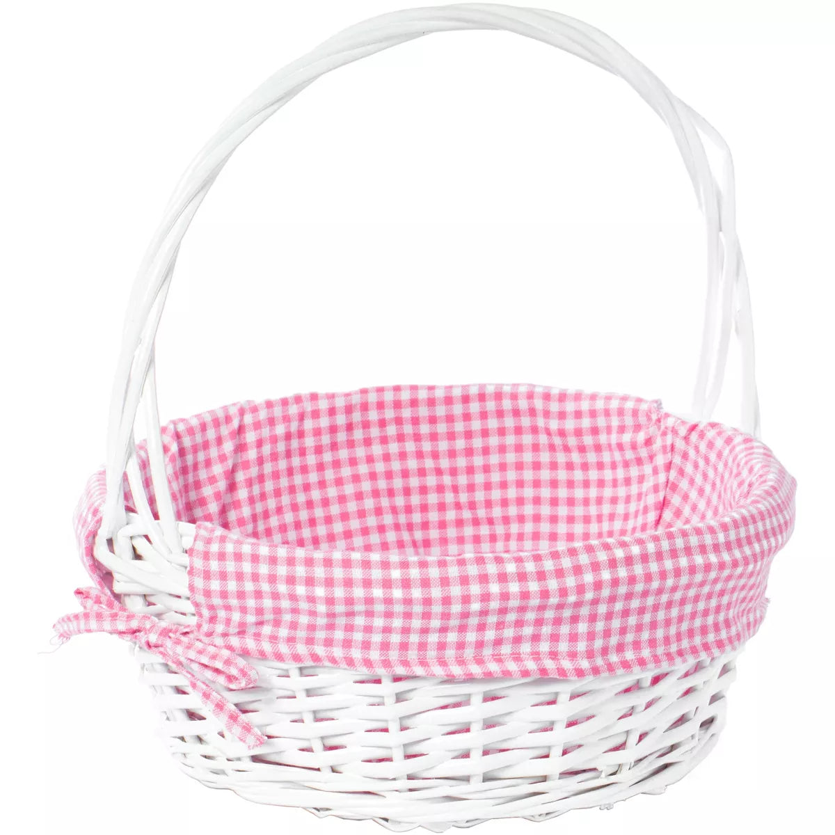 Gingham Linen Easter Basket