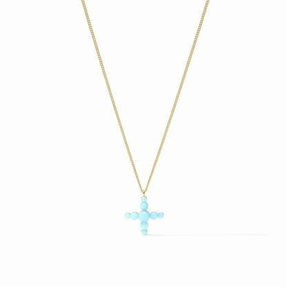 Gumdrop Cross Delicate Necklace