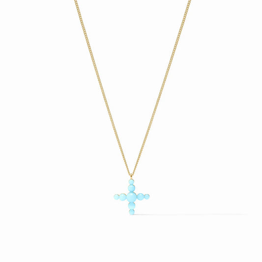 Gumdrop Cross Delicate Necklace