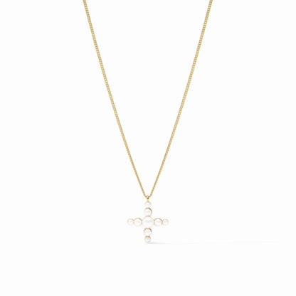 Gumdrop Cross Delicate Necklace