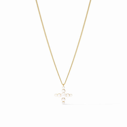 Gumdrop Cross Delicate Necklace