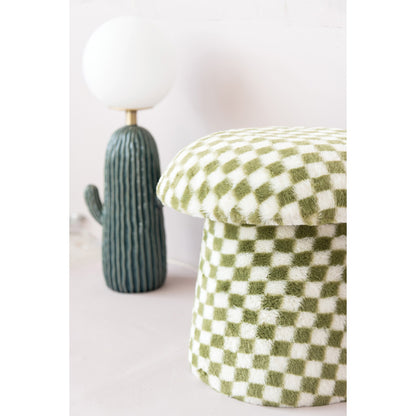 Upholstered Mushroom Stool