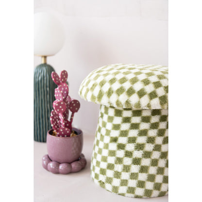 Upholstered Mushroom Stool
