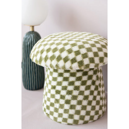 Upholstered Mushroom Stool