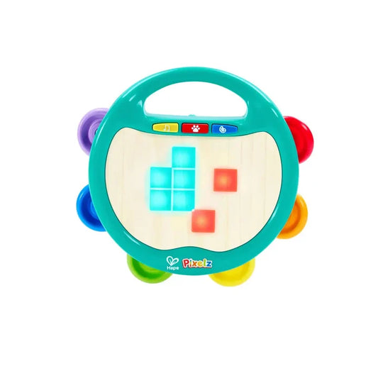 Pixel Beat Tambourine Toy for Toddlers