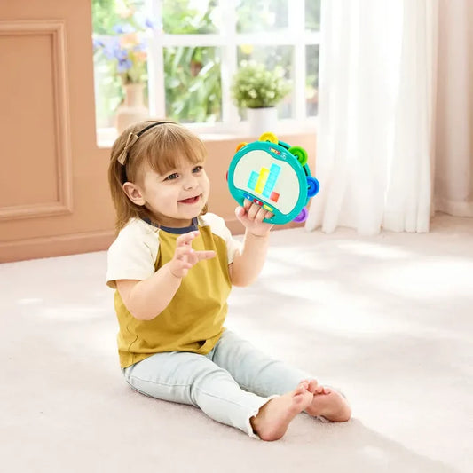 Pixel Beat Tambourine Toy for Toddlers
