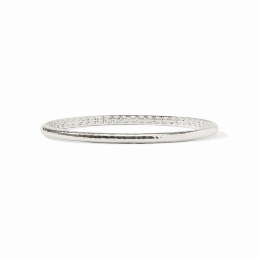 Havana Demi Bangle- Silver