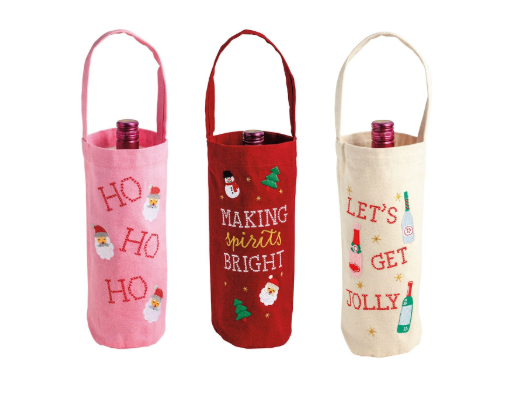 Holiday Wine Bags