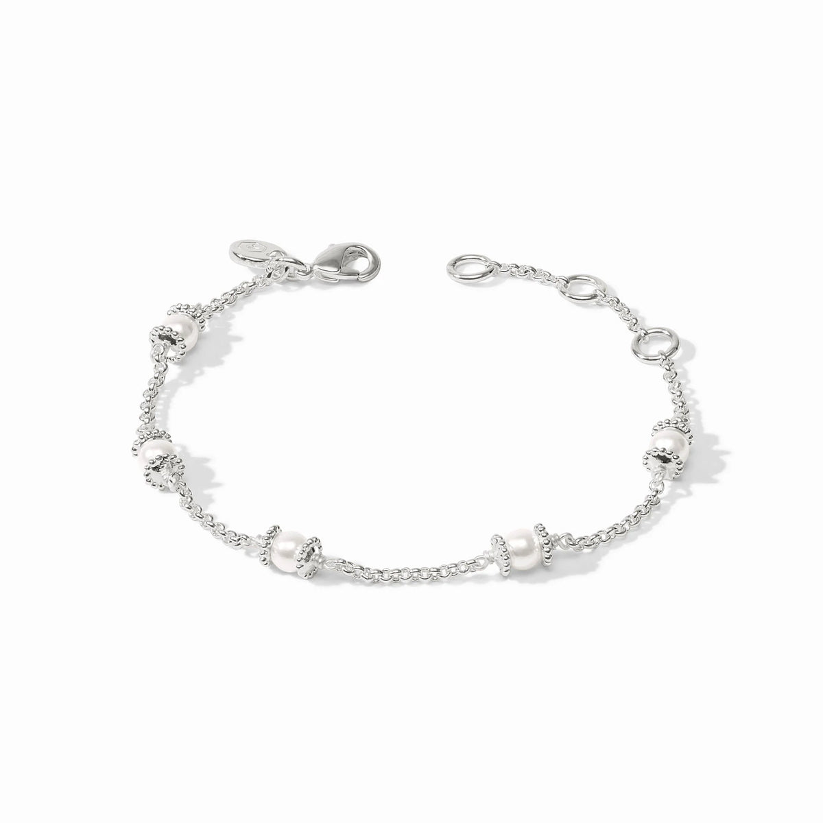 Hydra Delicate Bracelet- Pearl/Silver