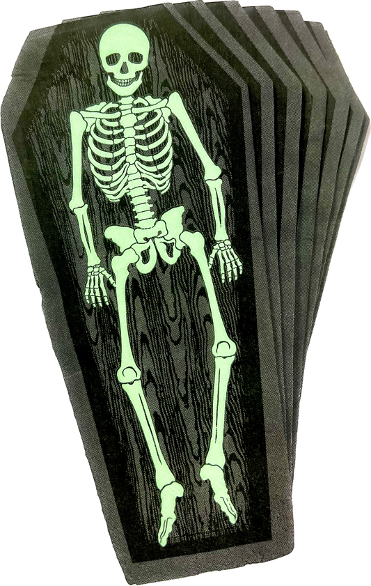 Skeleton Glow in the Dark Guest Towels