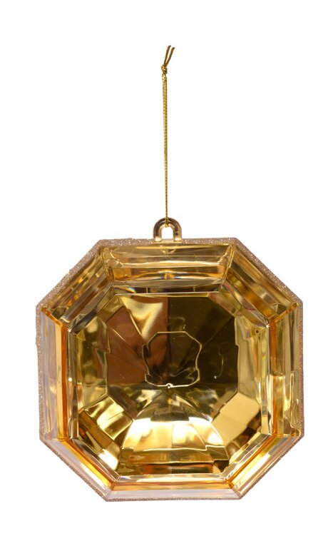 Acrylic Square Precious Gem Ornament (6")