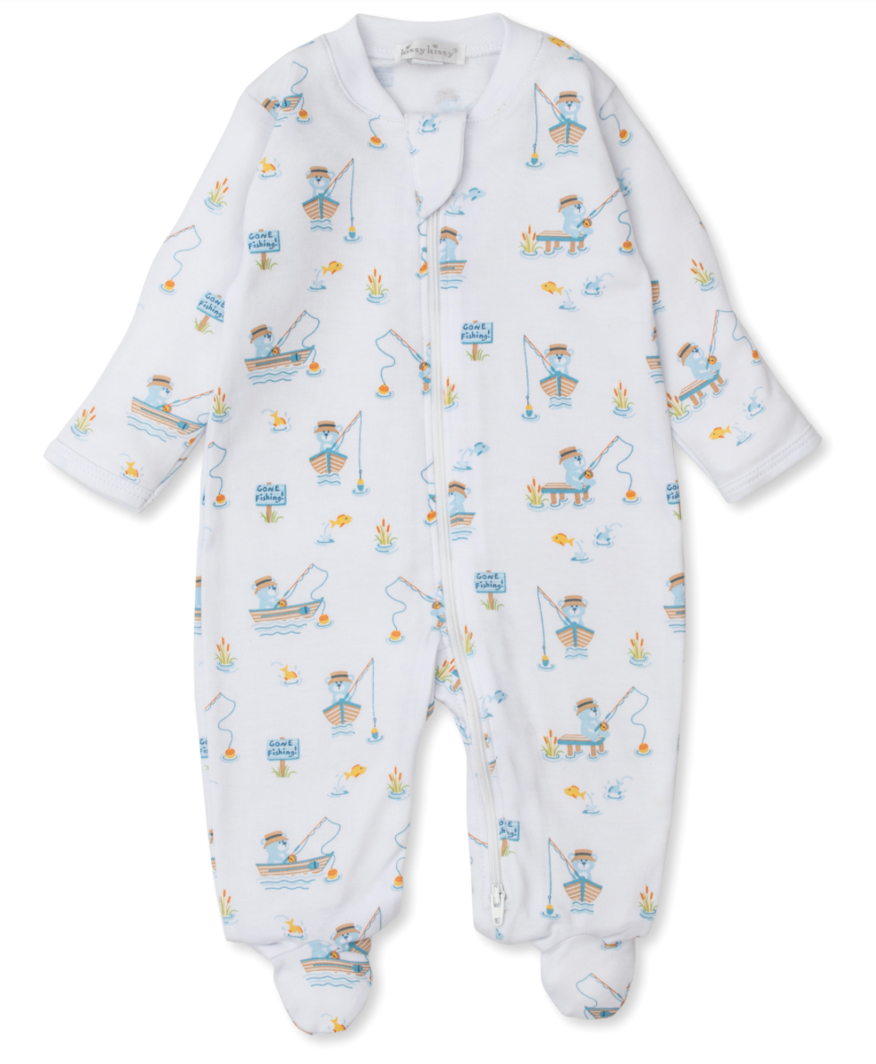 Kissy Kissy Boys' Zip Footie