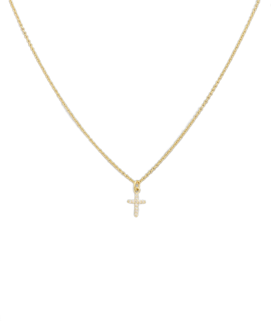 CZ Cross Necklace