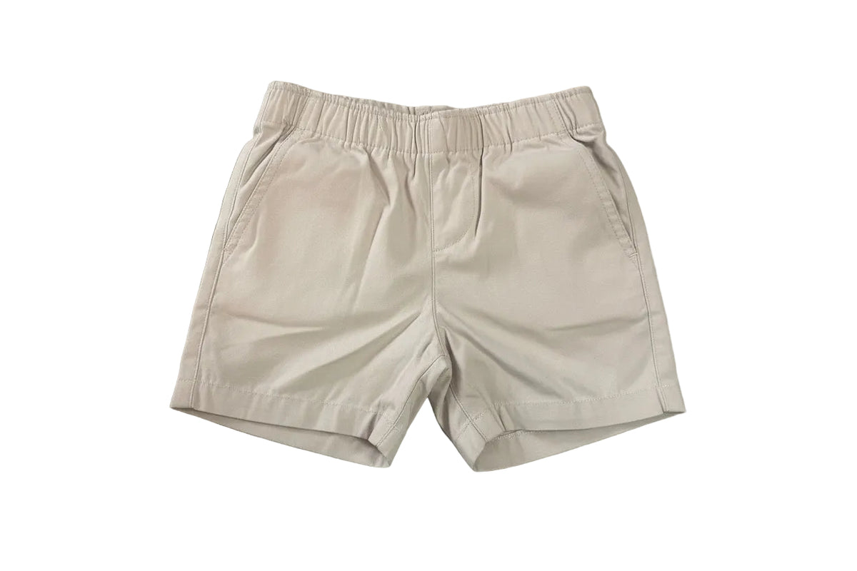 Boys Stone Elastic Waist Shorts