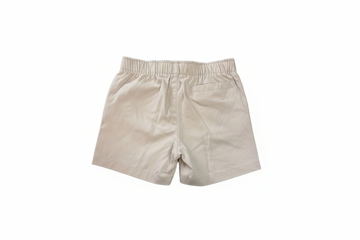 Boys Stone Elastic Waist Shorts