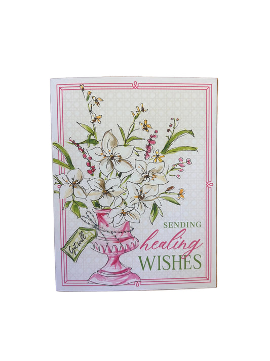 Greeting Card HP "Sending Healing Wishes"