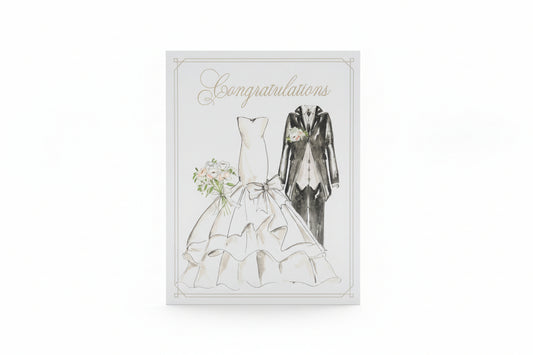Greeting Card HP Congratulations Wedding