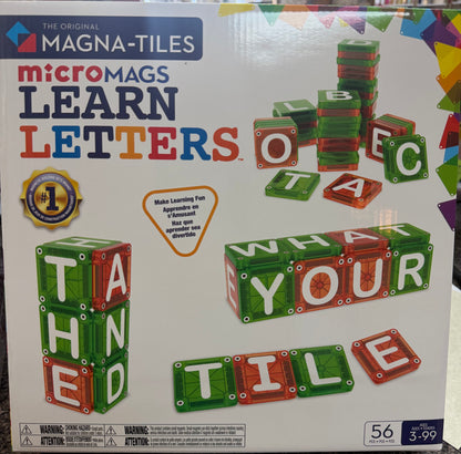 MAGNA-TILES Learn Letters