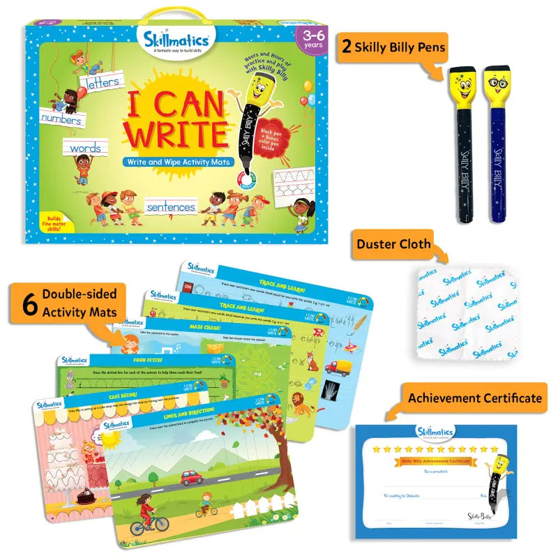 I Can Write and Wipe Activity Mats