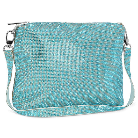 Aquamarine Crystal Cross Body