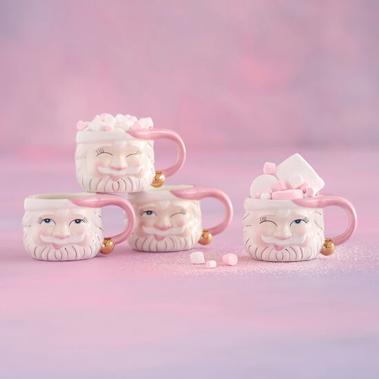 Papa Noel Pink Mug