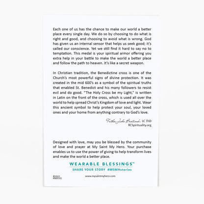 MSMH Jubilee Medal of St. Benedict Necklace