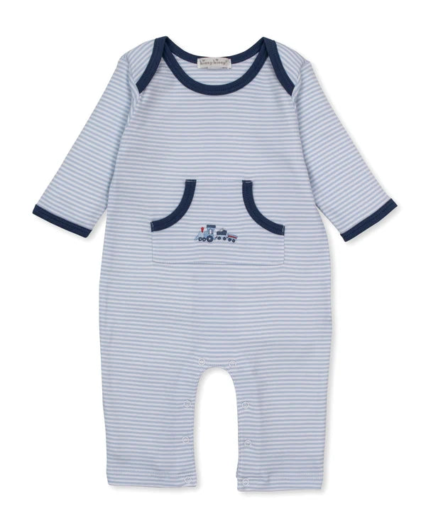 Kissy Kissy Toot Toot Striped Playsuit