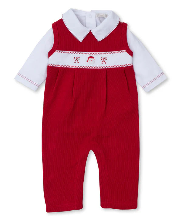 Holiday Santa Overall Set